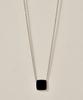 Novice Tokyo Onyx Pendant Necklace [Stainless] / Silver