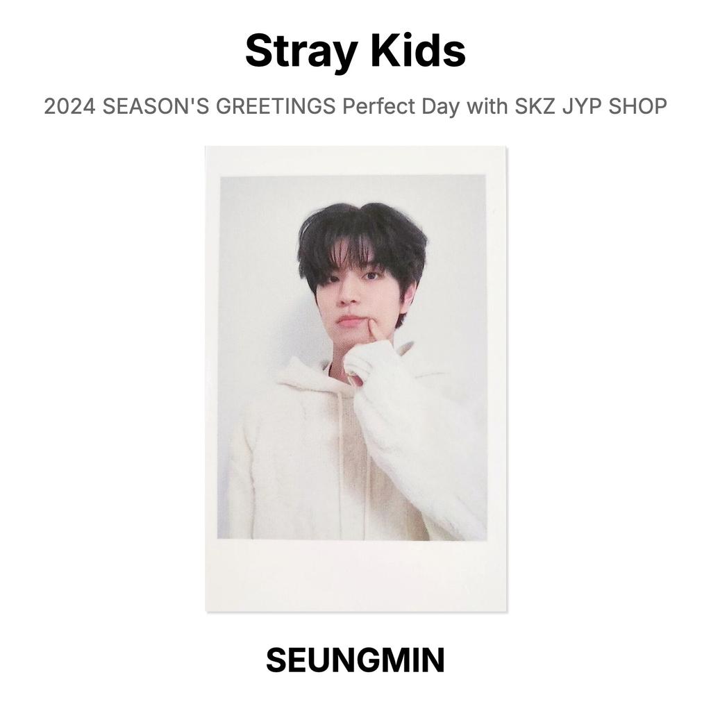 Stray Kids 2024 SEASON'S GREETINGS Perfect Day with SKZ JYP SHOP Official Photocard