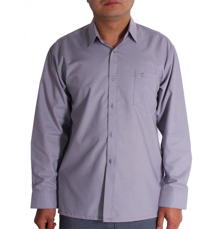 Men's Summer Loose Cotton Shirt for Middle-aged and Elderly