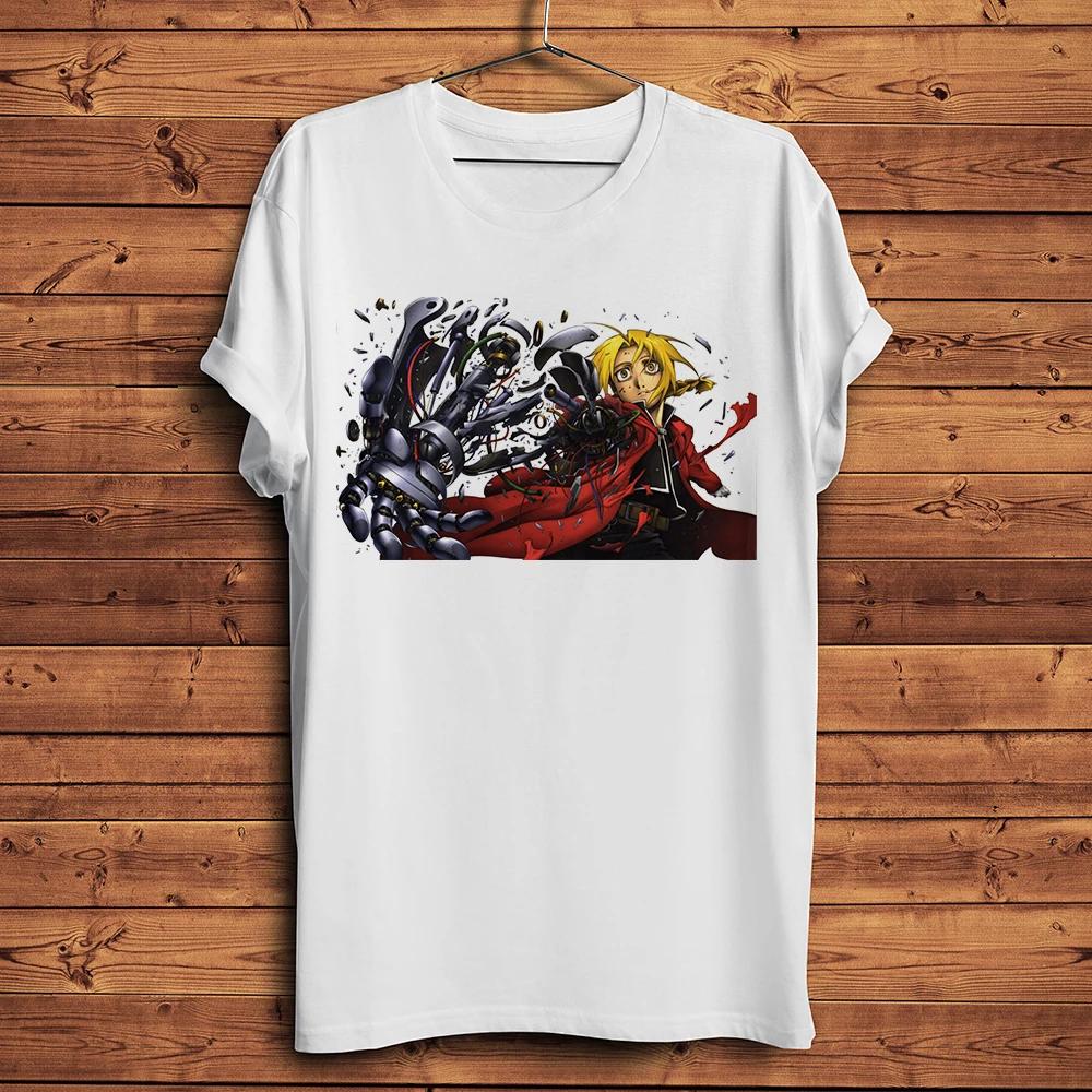 FMA Edward Alphonse ElricFunny Anime T ShirtUnisex Casual Short Sleeve TshirtOtaku Unisexga Unisex Teebreathable print nocracking