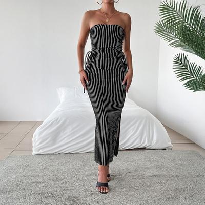 Elegant Style Tube Top Vest Hip-covering Skirt Suit Women's Autumn and Winter Independent Station