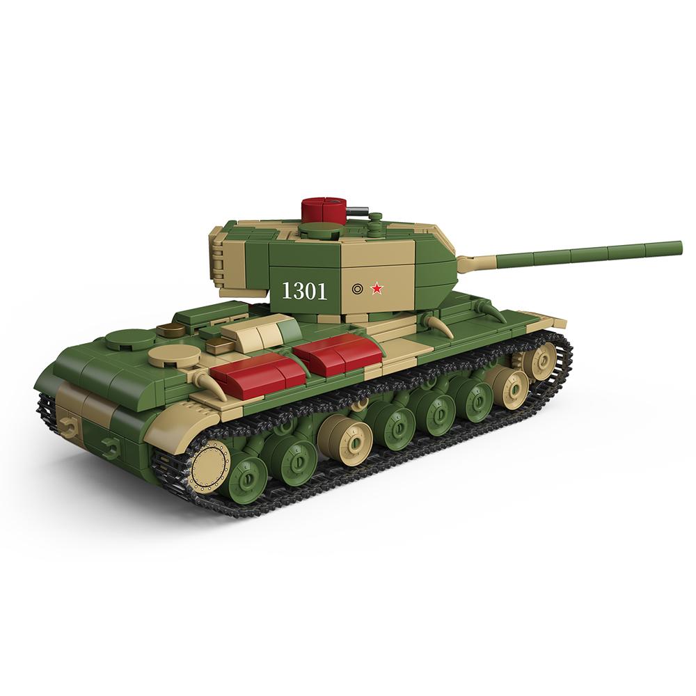 876pcs WW2 Army Military Soldiers SWAT KV-220 Heavy Tank Assemble Building Blocks Bricks Children's Toys