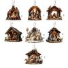 2pcs Quality Wall Art Nativity Scene Pendant For Sophisticated Space Styling