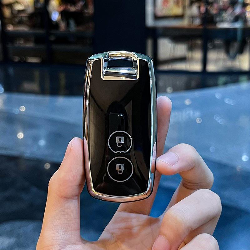 2 Buttons TPU Car Key Case Cover Holder Shell Fob Protector for Suzuki SX4 Swift 2007 2009 Grand Vitara Scorss XL-7 Protector Accessories