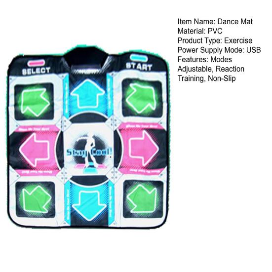Діти Дорослі Танцювальний килимок 3 ігрових режими USB Танцювальний килимок Водонепроникний нековзкий ПВХ Електронна музика Танцювальний килимок для кроків Малюки Хлопчики Дівчата Різдвяний подарунок на день народження