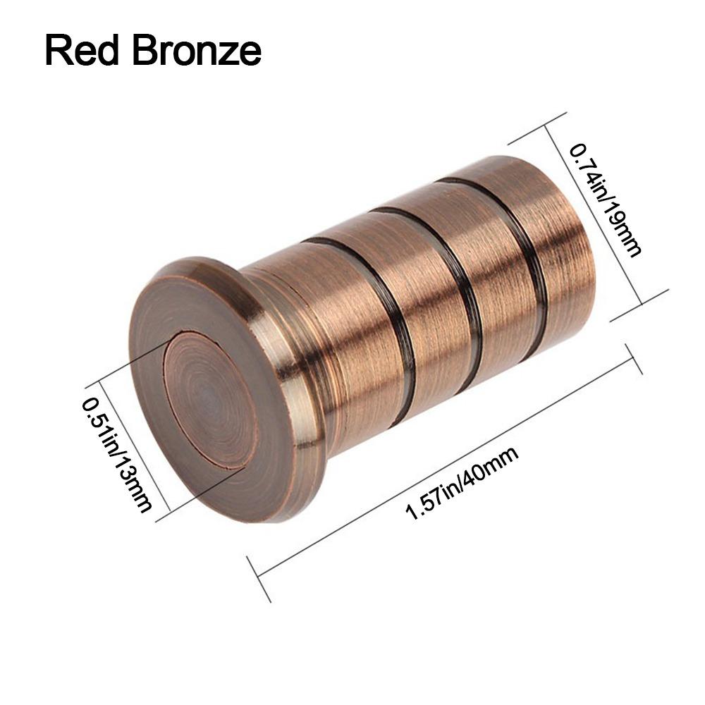 

Латунная медная накладка защелки Защитное устройство для дверной защелки с защитой от песка Домашняя фурнитура Red Bronze