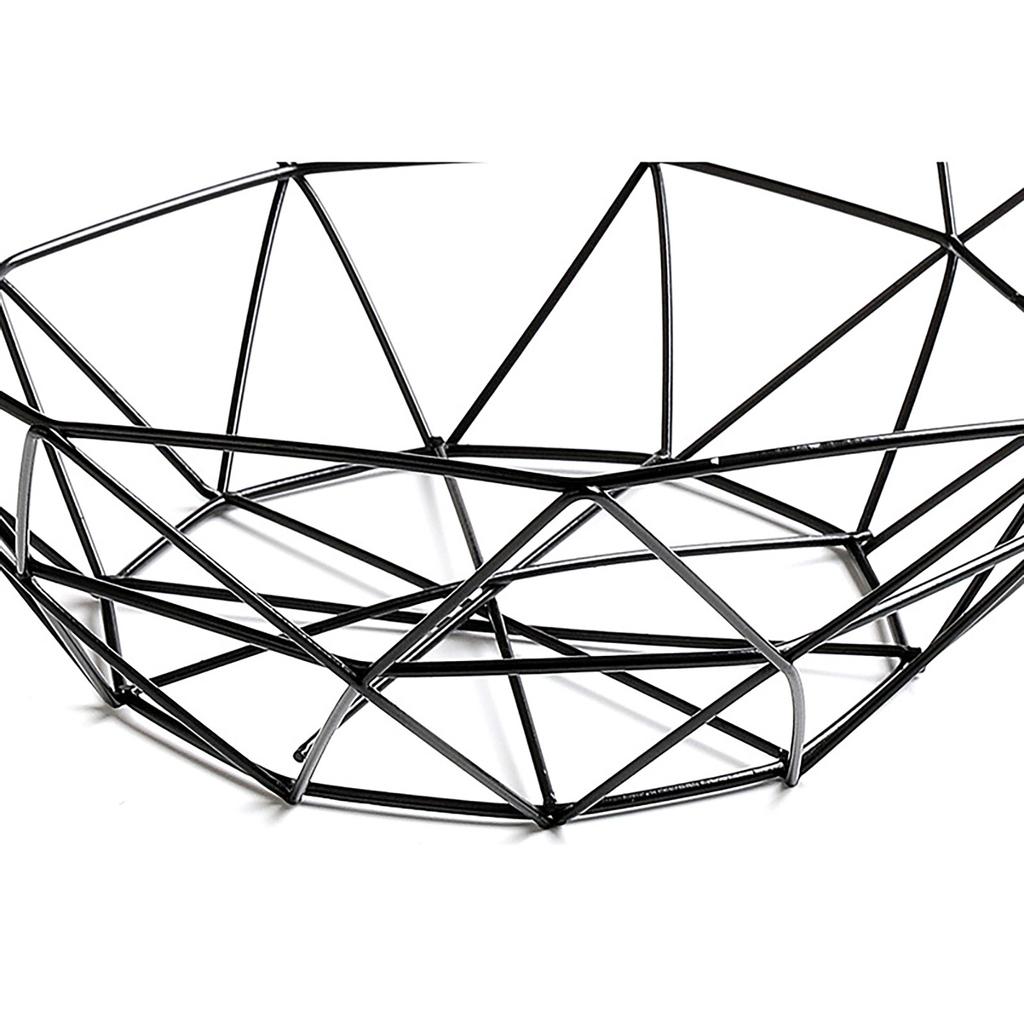 Wrought Iron Fruit Basket Creative Living Room Home Snack Storage Basket