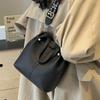 Bag Women's Korean High-end Bucket Bag 2025 New Bag Summer White Crossbody Bag Women's Handbag