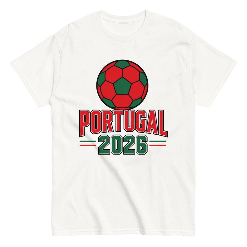 Portugal 2026 Football Supporter T-shirt, Portugal Fan Tee Shirt, Match Gift, Portuguese Supporter Style Jersey