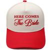 HERE COMES The Bride Embroidery Color Matching Truck Driver Hat Bride Wedding Party Shade Dad Hat
