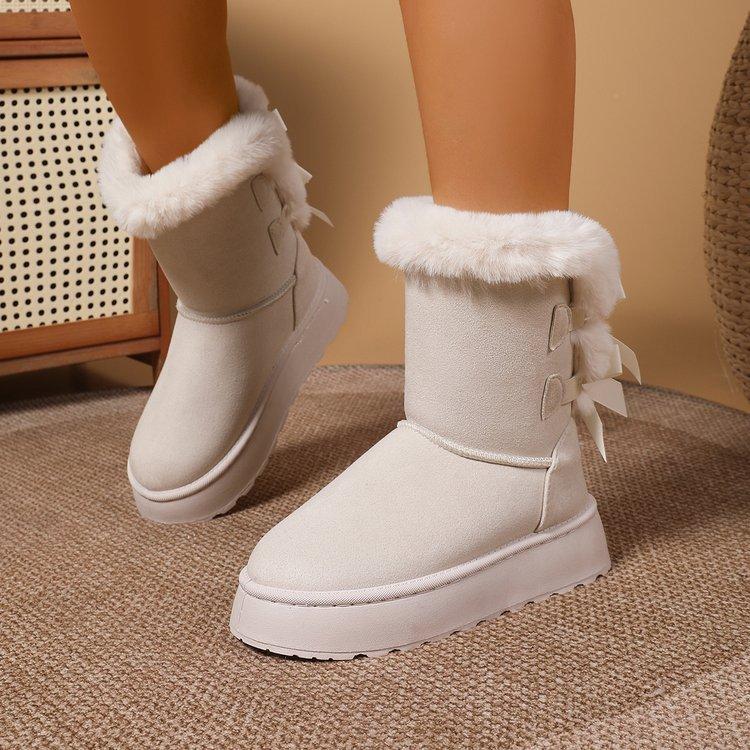 Dámské zateplené zimní sněhule plus size, zateplená podšívka, nepromokavé kotníkové boty, protiskluzové outdoorové turistické horolezecké sportovní boty