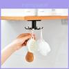 Abs Kitchen Wall Hook 360 Degree Rotating Hanging Organizer For Cabinets