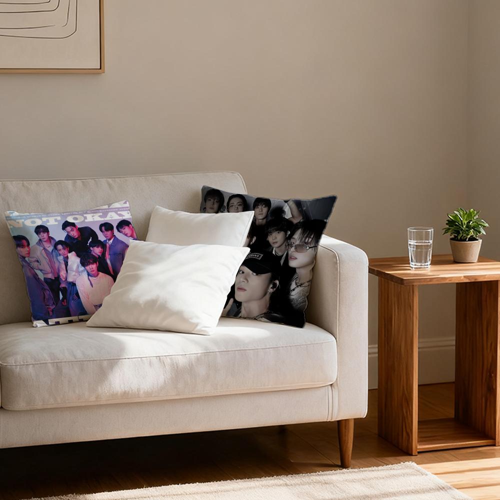 Pillow Case luxurious home office, sofa decorative Multi sized car seat cushions, pillowcases Kpop A-AteezS band