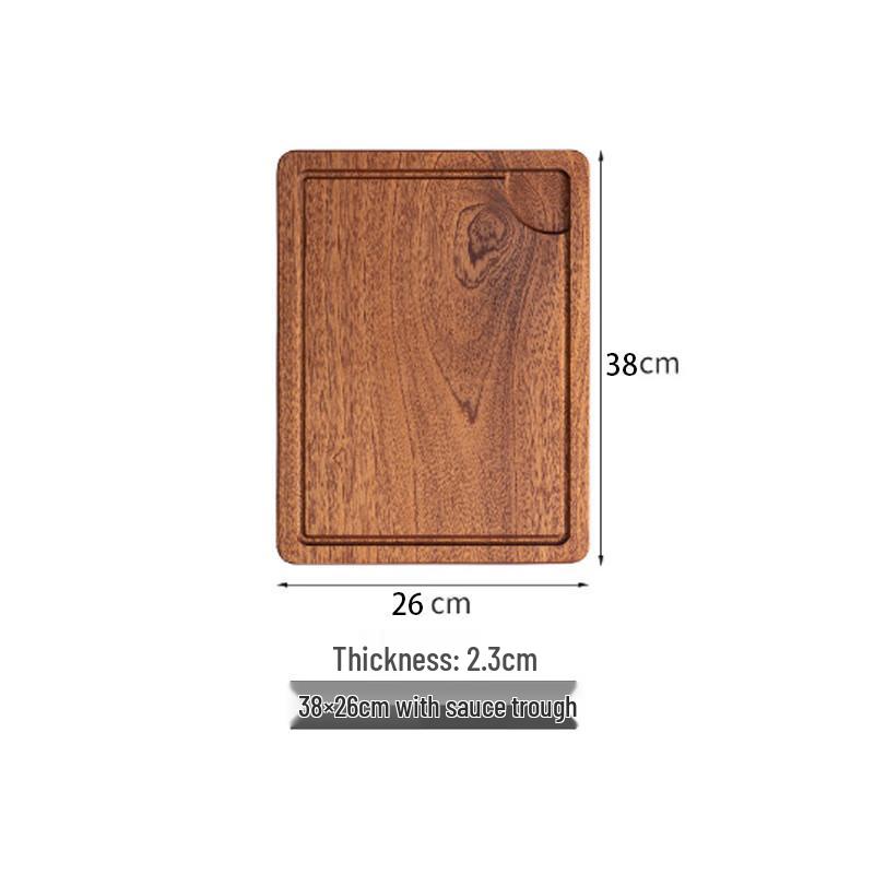 ZISIZ Sapele Steak & Cooked Food Serving Board