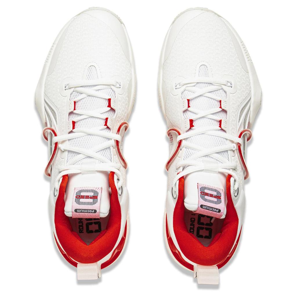 Li Ning Speed 8 Premium Textile, TPU Cushioning Slip Resistant Abrasion Resistant Low top Light Foam  Basketball Shoes ABAU111-1