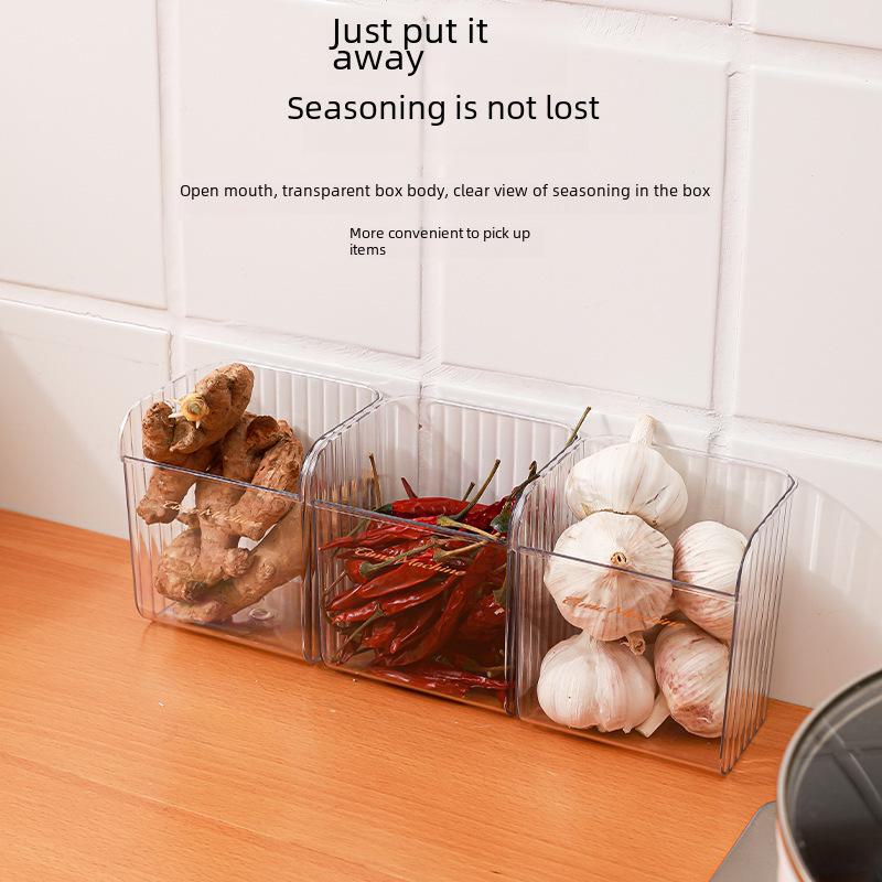 Transparent Double Flip Kitchen Refrigerator Storage Box for Fresh Fruits & Vegetables