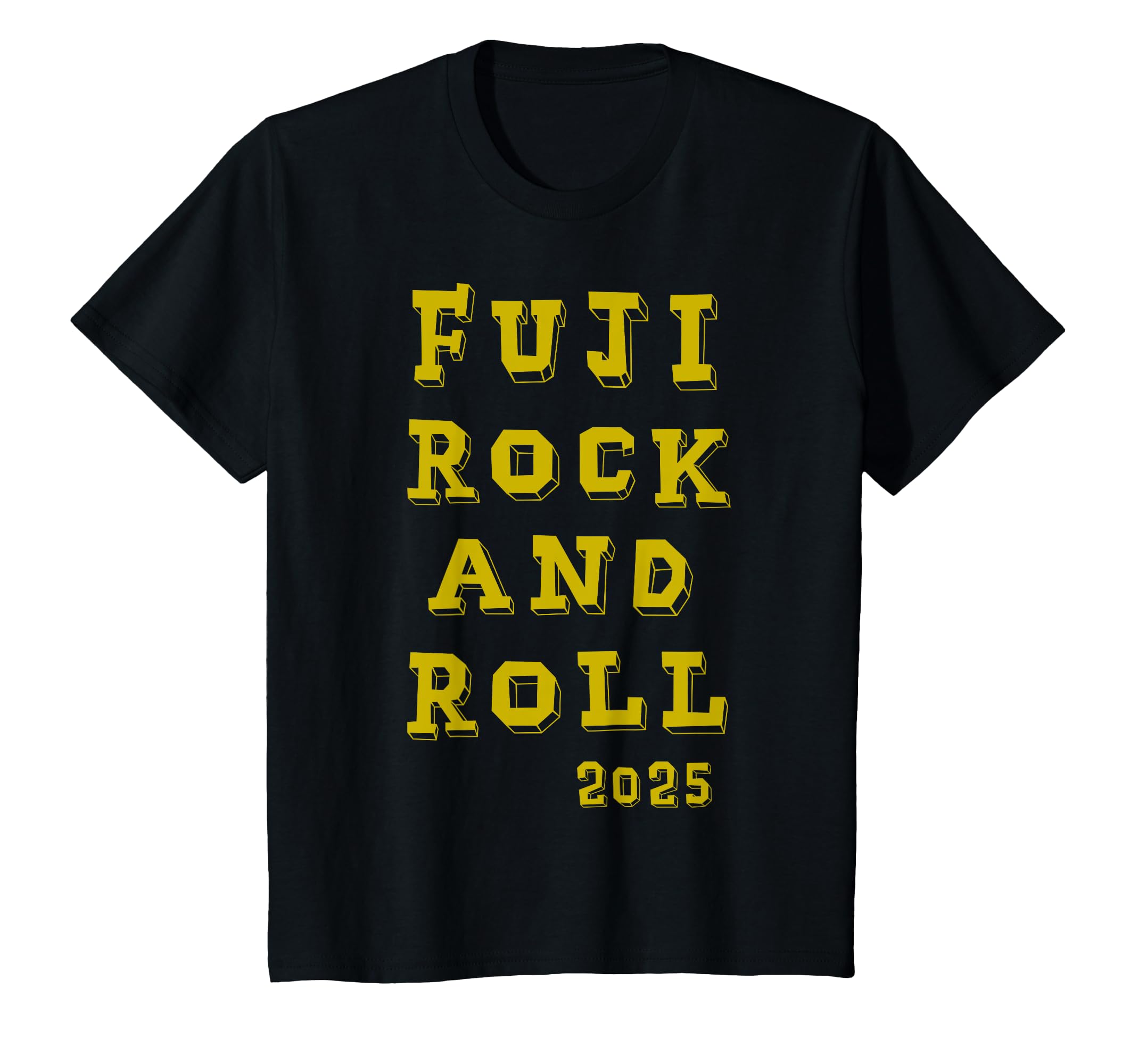 

Kids FUJI ROCK AND ROLL 2025 Amazon Limited Color Black Kids T-shirt чорний