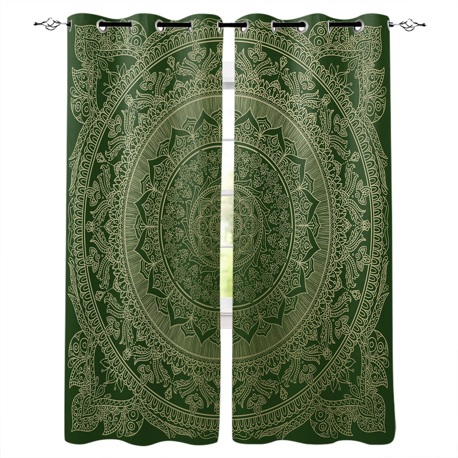 

Blue Flower Abstract White Blackout Curtains For Living Room Window Curtains For Bedroom Kitchen Curtains Drapes Blinds W135 x H60cm