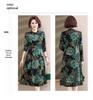 Cheongsam-Kleid für Damen mittleren Alters, Herbst 2025: Eleganter langer Stil