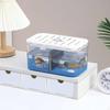 Aquarium Breeder Box Mini Betta Fish Tank Nursery Clear Acclimation Hatchery with Divider for