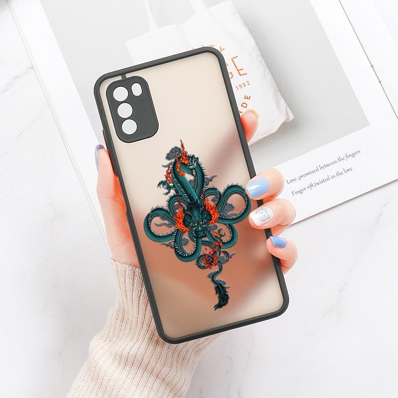 Cool Tiger Dragon Cloud Phone Case For Xiaomi Mi 11 Lite 5G NE 12 12T Pro 11T 9 10 Cover POCO X3 NFC F3 M3 M4 X4 Pro Matte Funda