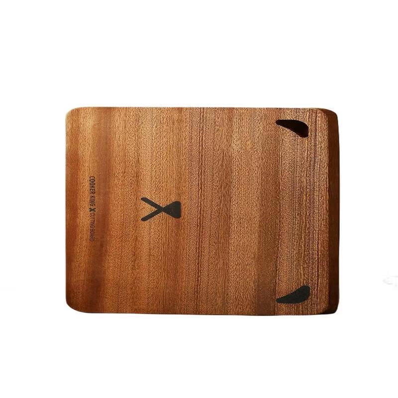 COOKER KING Little Bear Ebony Wood Chopping Board