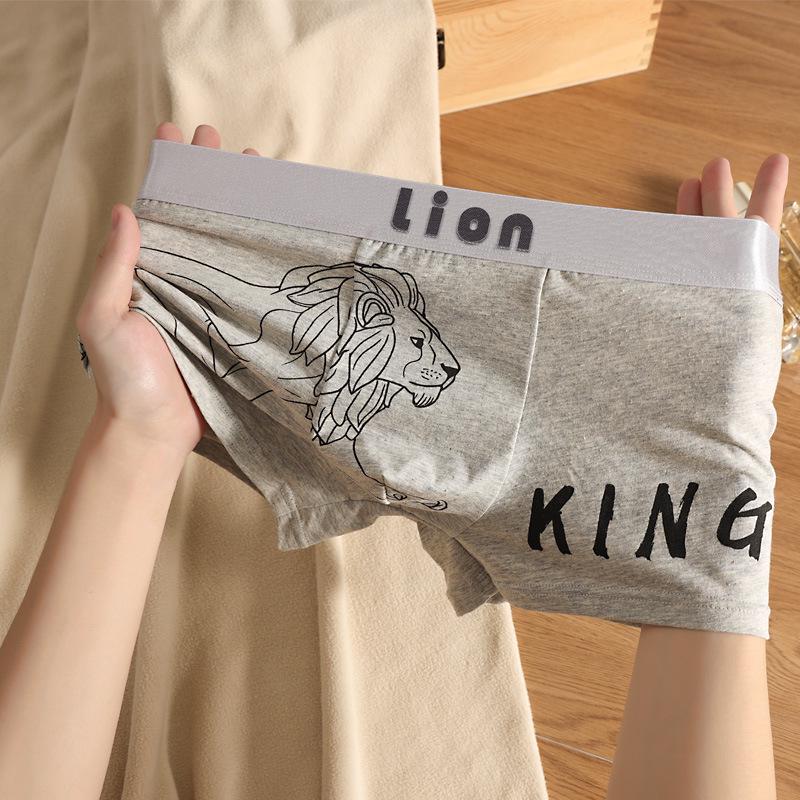 New Men's Breathable Cotton Boxer Briefs - Thin, Mid-Waist, Plus Size