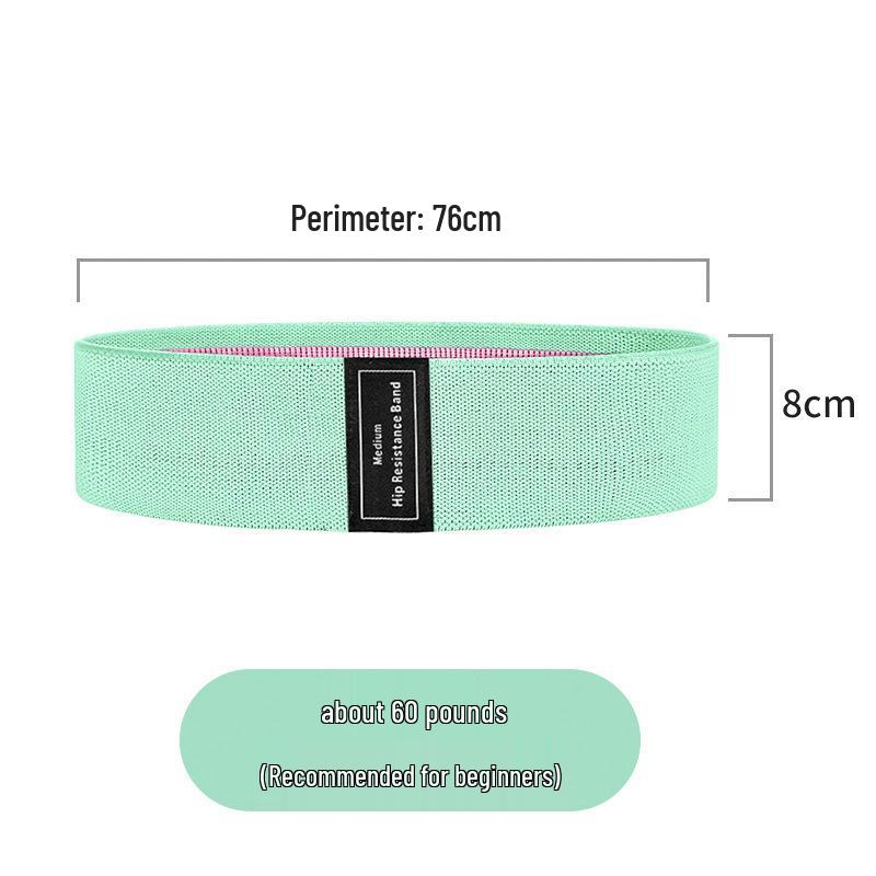 Non-Slip Latex Silk Resistance Band for Yoga, Stretching, and Glute Workouts