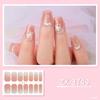 14Pcs Gels Nail Sticker Decals Gels Nail Strips Full Nail Wraps for Nail Art Adhesive Multicolors Nail Strips