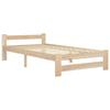 VidaXL Cadre de lit Bois de pin massif 100x200 cm