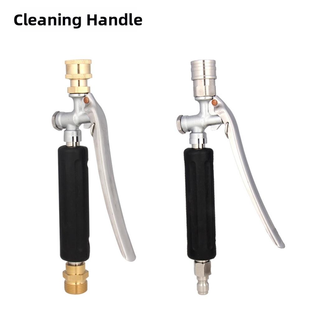 1pc High Pressure Washer Extension Pole With 1/4 Quick Connection Handle For Car Washing Garden Yard Rinsing Cleaning