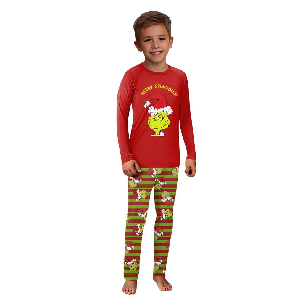 Passende Familiensets mit Weihnachtsmotiven, Langarmshirts und Hosen