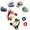 1 Paar Autobatterieklemmen Messing Schnellverschluss Autoanschluss Batterie Bornes Kabel Terminal Adapter Klemmen Clip Schraube Top Post