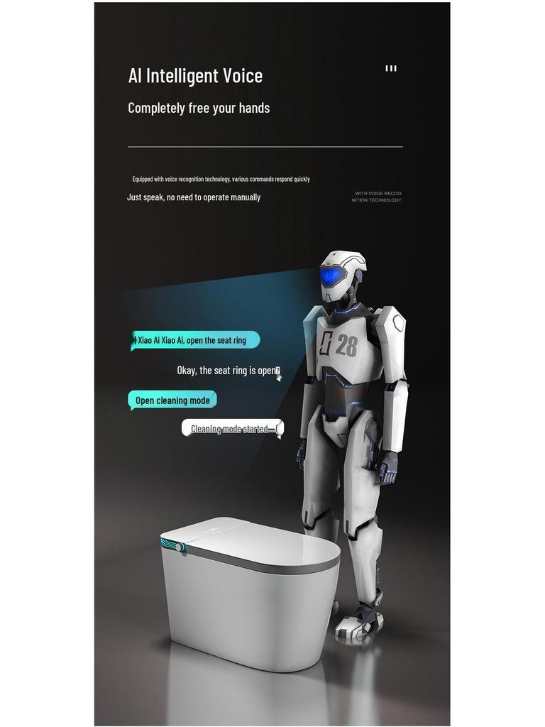 Nest Chi Smart Toilet: Household Automatic Flip Lid, Instant Heating, Sterilization, No Water Pressure Limit.