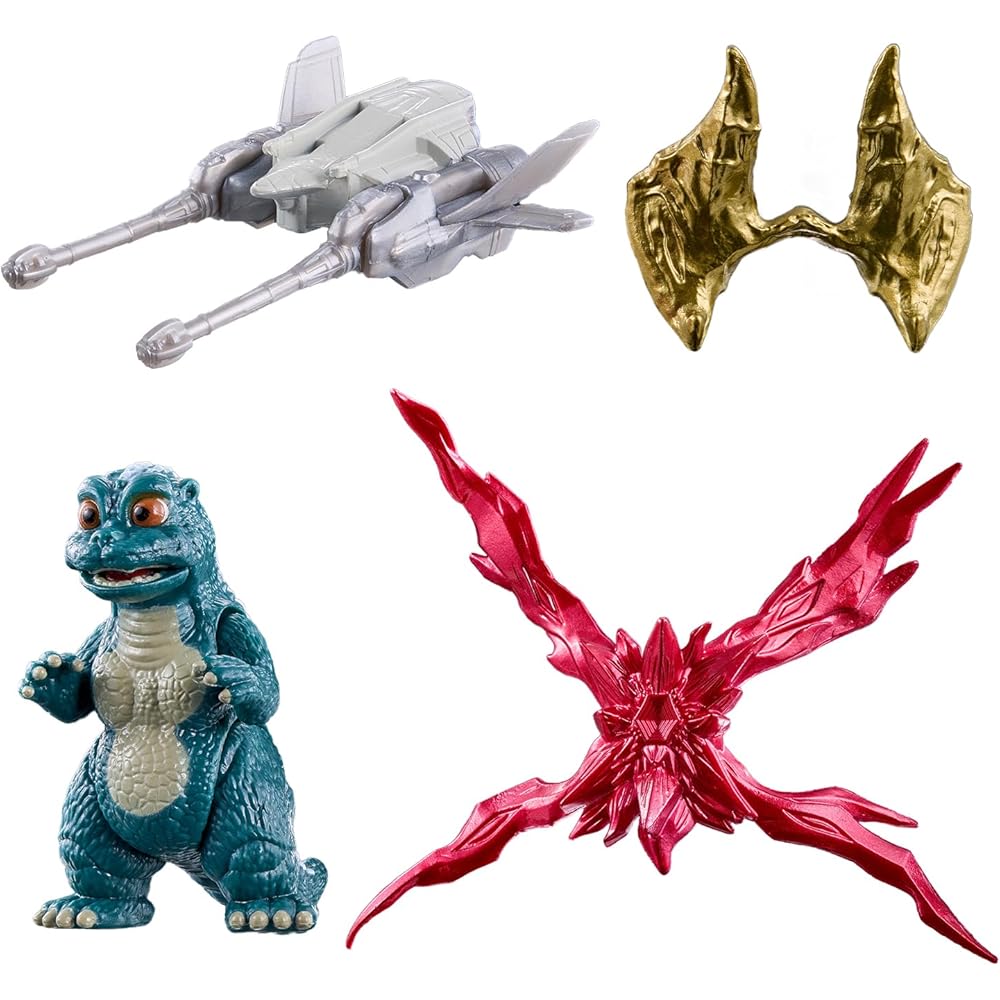 Bandai Godzilla Burst Little Godzilla & Garuda & King Destroyer Parts Age 3 and Up Collectible Toy Set