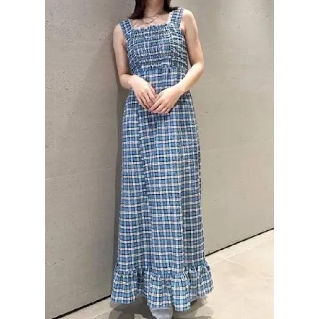 LILYBROWN Check pattern cami dress