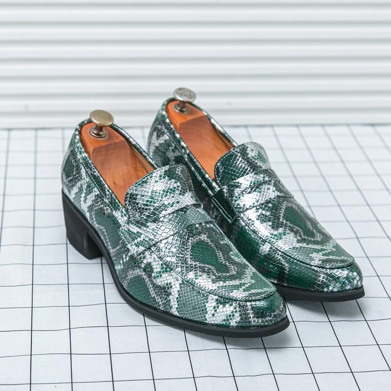 New Designer Men High Heel Shoes Heighten 6CM Dress Shoes Man Pointed toe Shoes Leather Wedding Shoes for Men Oxfords