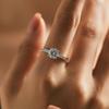 Modian D Kleur Lab Diamant 1ct Moissanite Ring Voor Vrouwen 925 Sterling Zilver Klassieke Bruiloft Verlovingsband Sieraden Geschenken