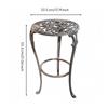 Round Plant Stand with Openwork Tabletop Long-Lasting for Hotel, Entryway
