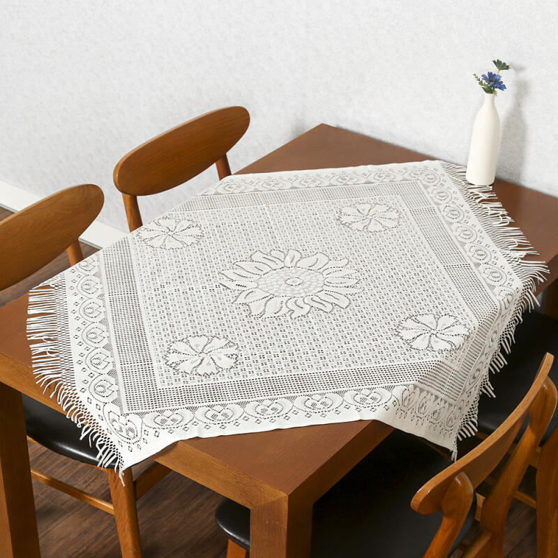 

French Lace Tablecloth (Sunflower/100X100cm)