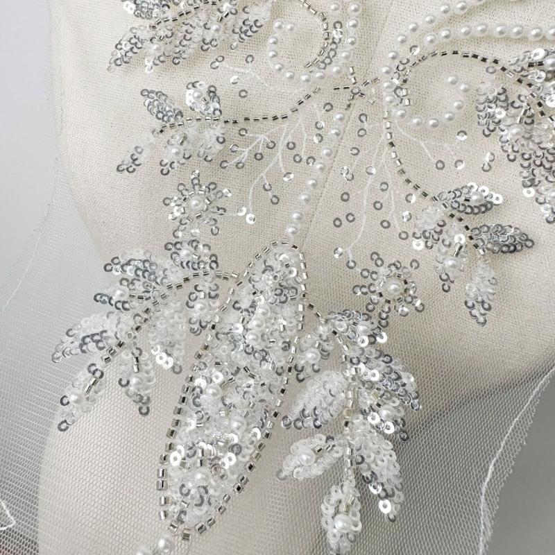 Multi Purpose Embroidered Wedding Collar Accessory High Quality Sequins Versatile For DIY Fashion