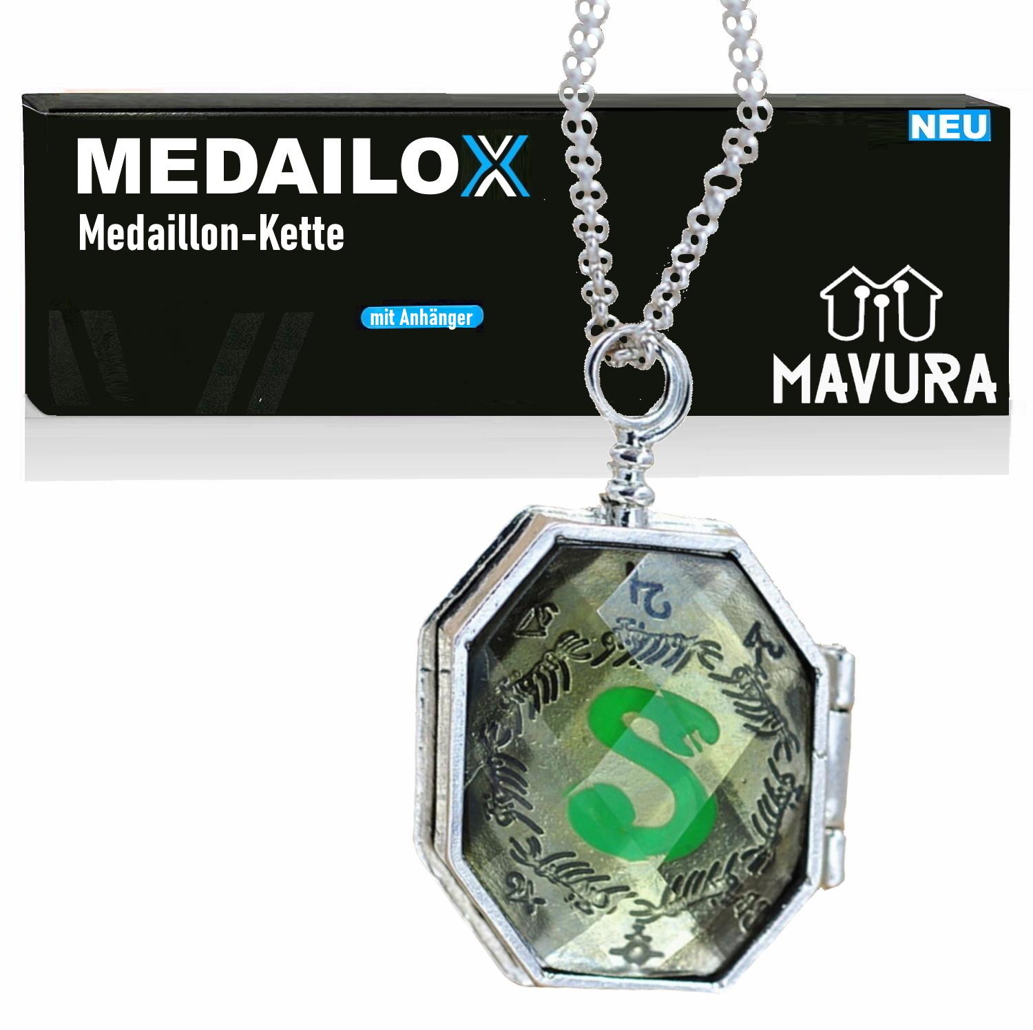 

MEDAILOX Schlangen Halskette Medaillon Schlangenkette Fanartikel Merchandise