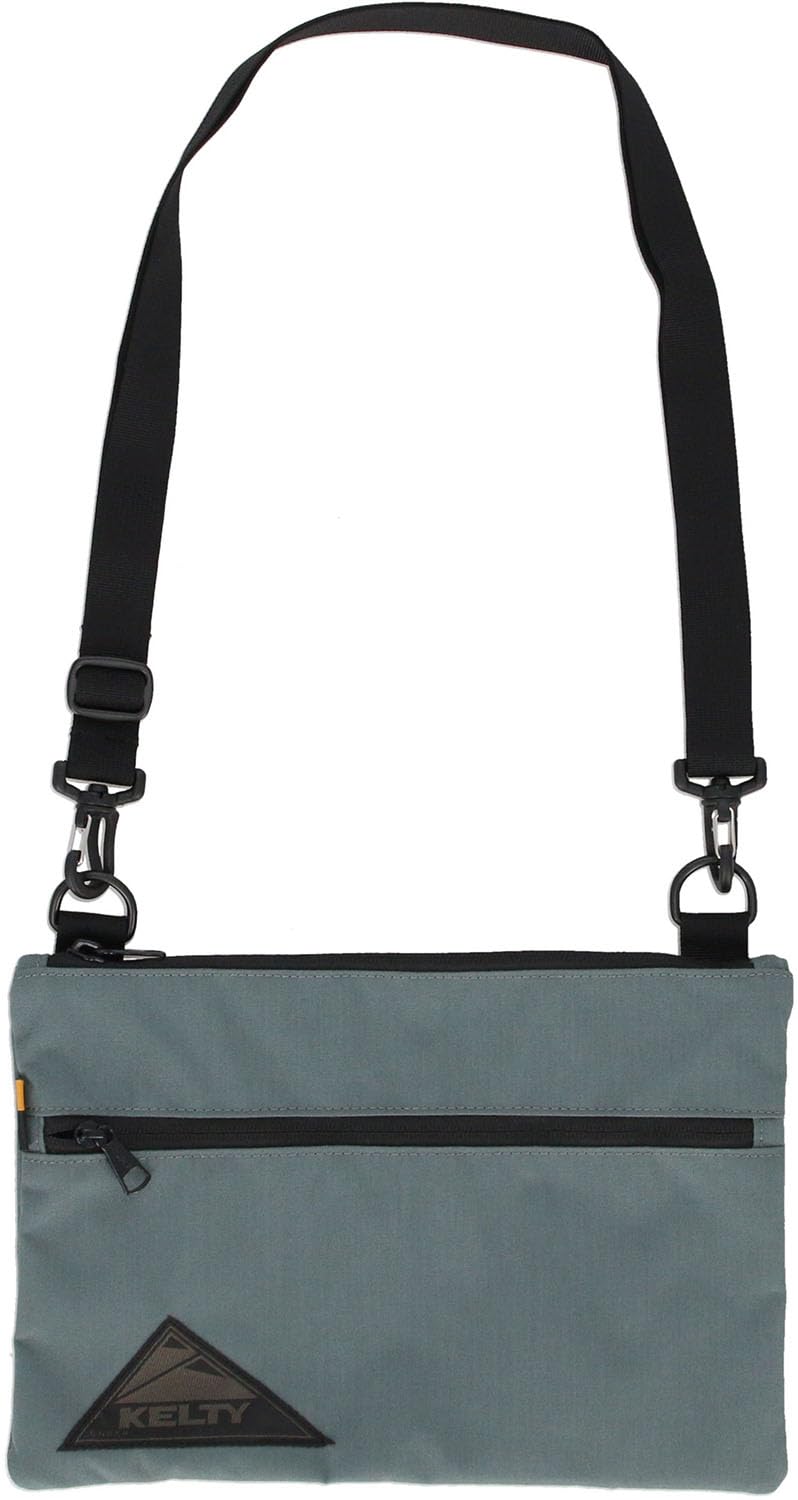 

Kelty Vintage Flat Pouch Small Shoulder Black Graphite Bag, Label, 759380324, (Black Label)