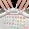 Size Mixed 3D Irregular Soft Flowers Resin Nail Charms Colorful Flower Nail Art Decorations Nail Ornaments Manicure Crafts
