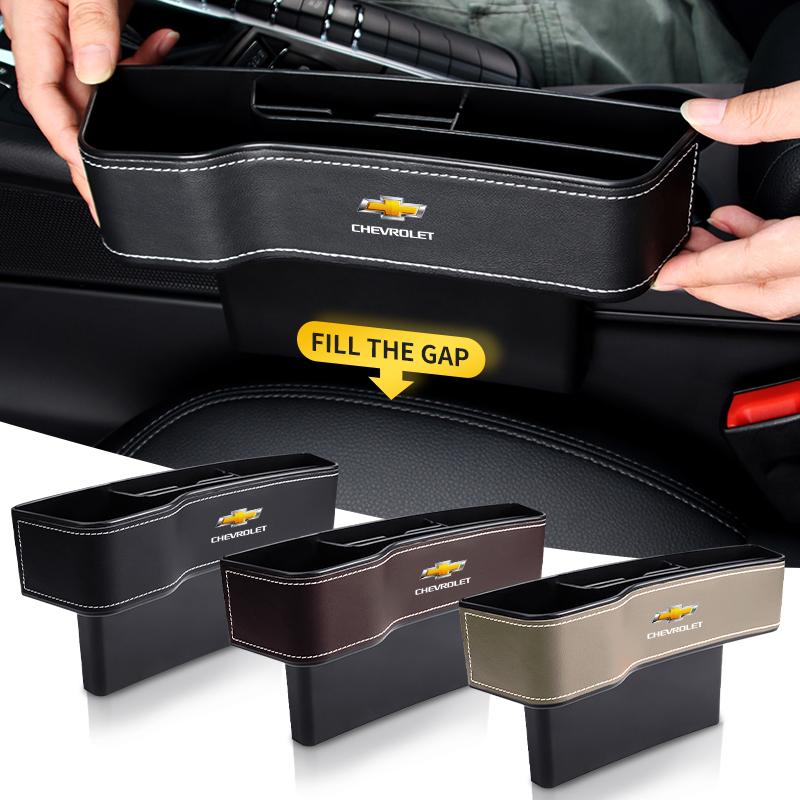 New Car Seat Crevice Storage Box Seat Gap Slit Pocket Catcher For Chevrolet Colorado