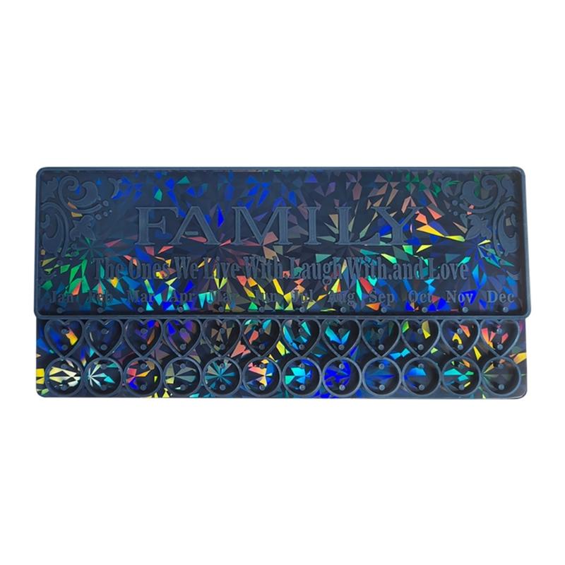 

Listed Pendant Molds Resin Craft Molds Wall Calendar Molds Wall Hanging Ornament Molds Silicone Material for Hand-Making чёрный