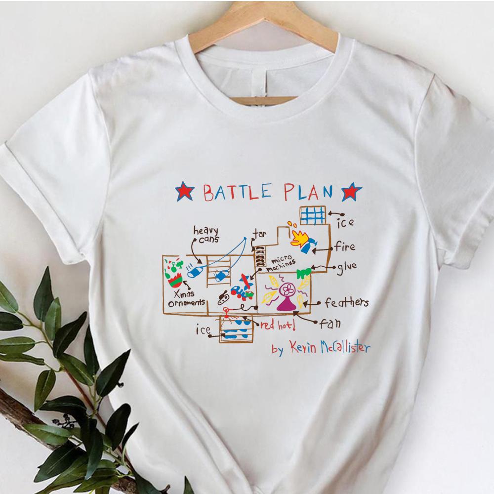 

Home Alone Battle Plan T Shirt Christmas Shirt Holiday Tshirt McCallister Shirts Funny Merry Christmas Ya FiIthy Animal Tops S