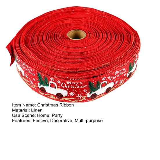Świąteczna wstążka DIY Świetna wielokrotnego użytku bezpieczna świąteczna wstążka DIY Ręcznie wykonana wstążka choinkowa Świąteczna wstążka DIY do domu