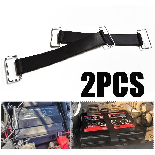 Motorcycle Universal Rubber Battery Tie Down Band Strap Fixed Holder Belt Parts