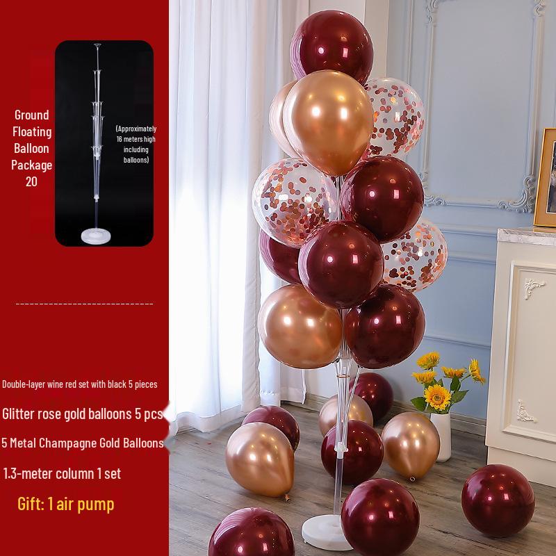 Wedding Balloons: Romantic Aisle Stand & Table Decoration Set